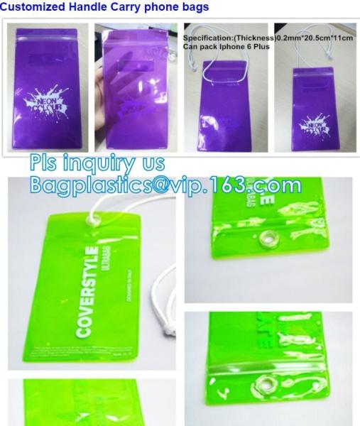 zipper slider travel cosmetic bag, commodity package bag, Promotional Transparent Cosmetic PVC Bag Slider Zip Bags Clear