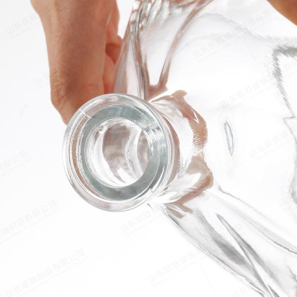 На заказ бутылка цвет джин водка текила шикарный алкоголь стеклянная бутылка с запечатанной пробкой крышка