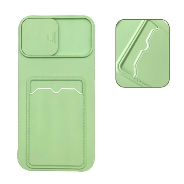 Liquid Silicone Phone Cover Dirt Free Breathable Slidable Camera Protection Cover