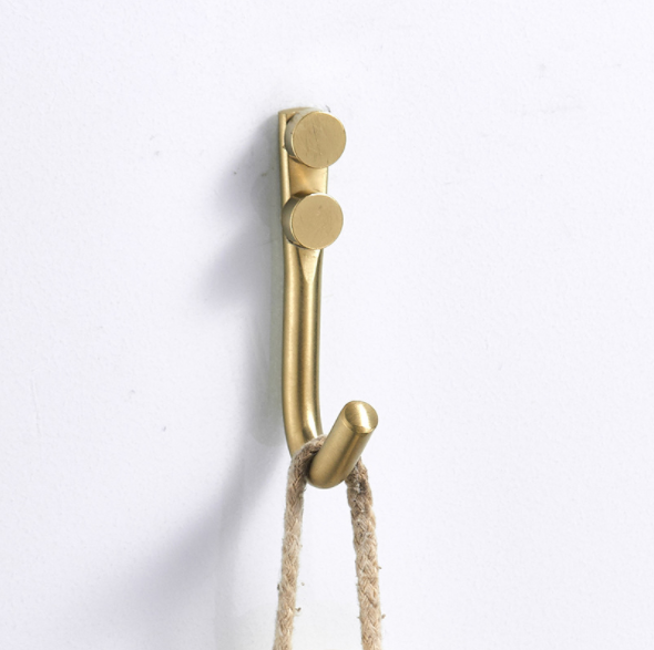 Wall Brass Vintage Bathroom Robe Hook Hangers Brass Coat Hook Beautful