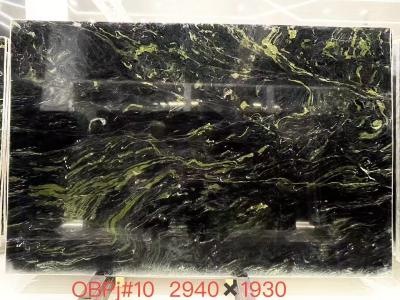 Brasil Jardín Monet Mármol verde Piedra natural de lujo para paredes y pisos de lujo