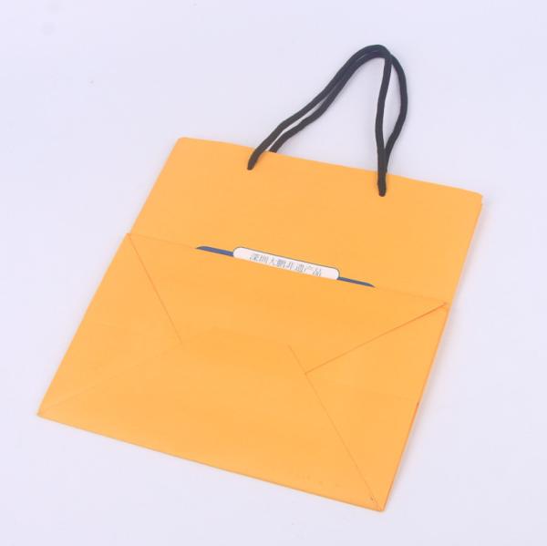 ROHS 300gsm Kraft Paper Shopping Bags ODM Eco Paper Bag