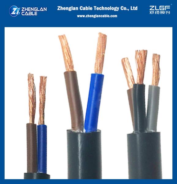 XLPE Insulated 1.5mm2 2 Cores Copper Cable 2x1.5mm2  IEC60502 CU/XLPE/PVC