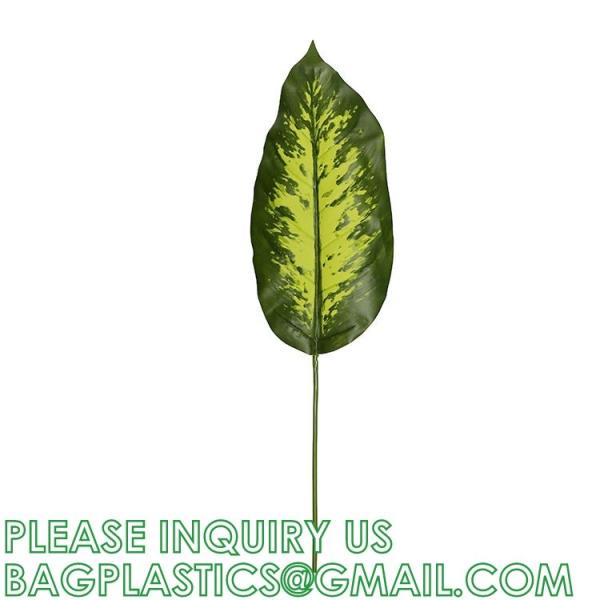 Kinds Artificial Palm Leaves Tropical Fake Leaves, Monstera Leaf Faux Leaves Party Table Decoration Wedding Birthday