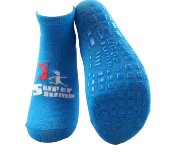 Super Jump Trampoline Park Safety Non Slip Grip Socks Colorful Knitting Trampoline Socks