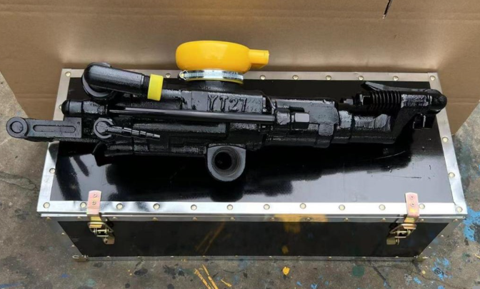 Heavy Duty YT27 Pusher Leg Rock Drill High Impact Energy Low Air Consumption All Weather Versatility For Underground Mining