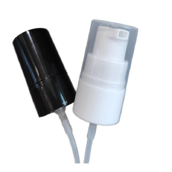 All White 24/415 Smooth Closure Plastic Lotion Pump Ready to Ship 20mm Size for Bottles and Packing Left Right Twist Design