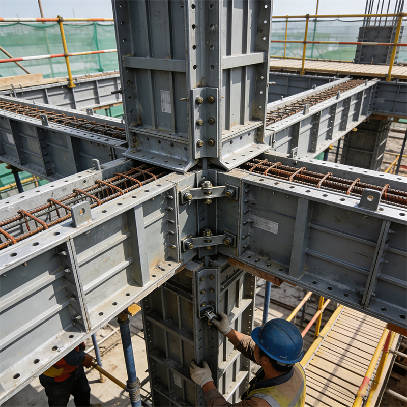 Small Steel Formwork Corrosion Resistant for Outdoor Construction
