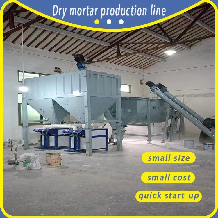 New Condition Automatic Dry Mortar Production Line with Simple Design and 380V Voltage