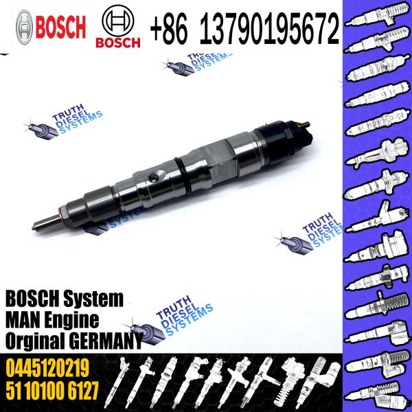Diesel inyector Common Rail Fuel CR Injector 0445 120 219 0445120219 For Man Truck 51101006127 0986435528