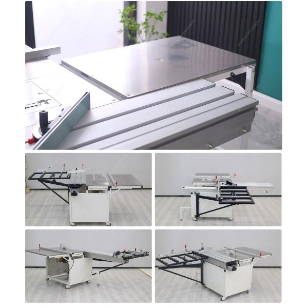 Precision Automatic Sliding Mitre Saw for Plywood Panels in Manufacturing Plants