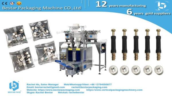 Screw bolts washers automatic counting and mixing packaging machine