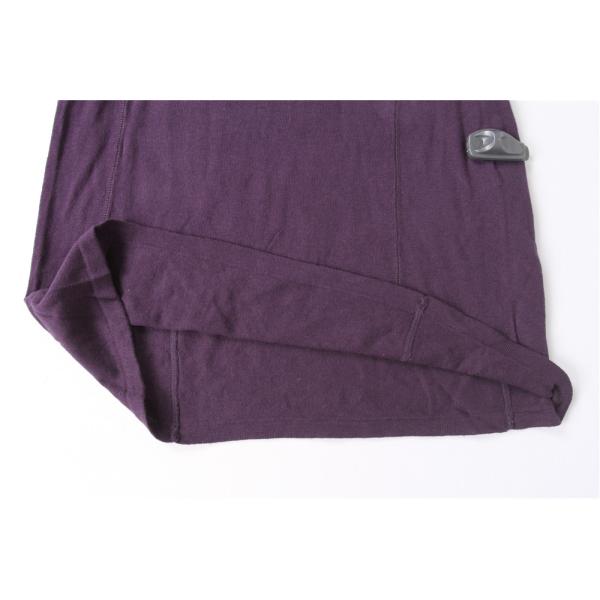 Purple Coral Women'S Long Sleeve Sweater Dress 80% Cotton 20% Wool