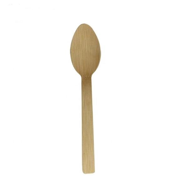 Compostable Disposable Cutlery Set Eco Friendly Bamboo Fork Spoon Knife for Everyday