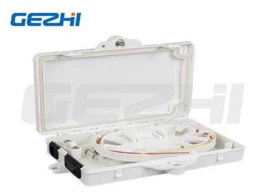1*2 Mini Type Splitter 2 Cores Fiber Optical Termination Box with 25KG Adapter Capacity 2pcs