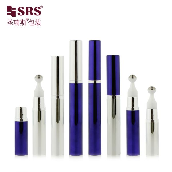 A0031 5ml 10ml 12ml 15ml Refillable Massage Eye Gel Roller Ball Bottle