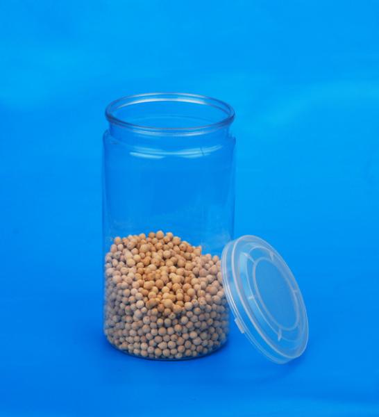 Reusable Airtight Plastic Jars Crown Lid Sealing Type High Durability