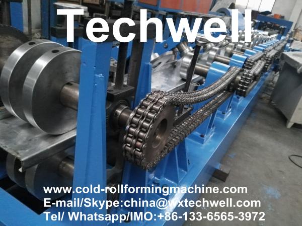 Quick Change C / Z Shaped Purlin Roll Forming Machine  / Channel Roll Forming Machine