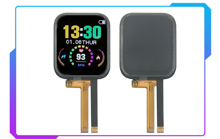 Wearable Transparent SPI TFT LCD Screen Module 240x280 With Capacitive Touch Panel
