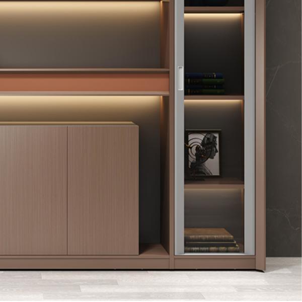 Ceo Office Room Decorations Storage Bookcase Wooden Modern Mdf Bookshelft Bibliotheque File Cabinet