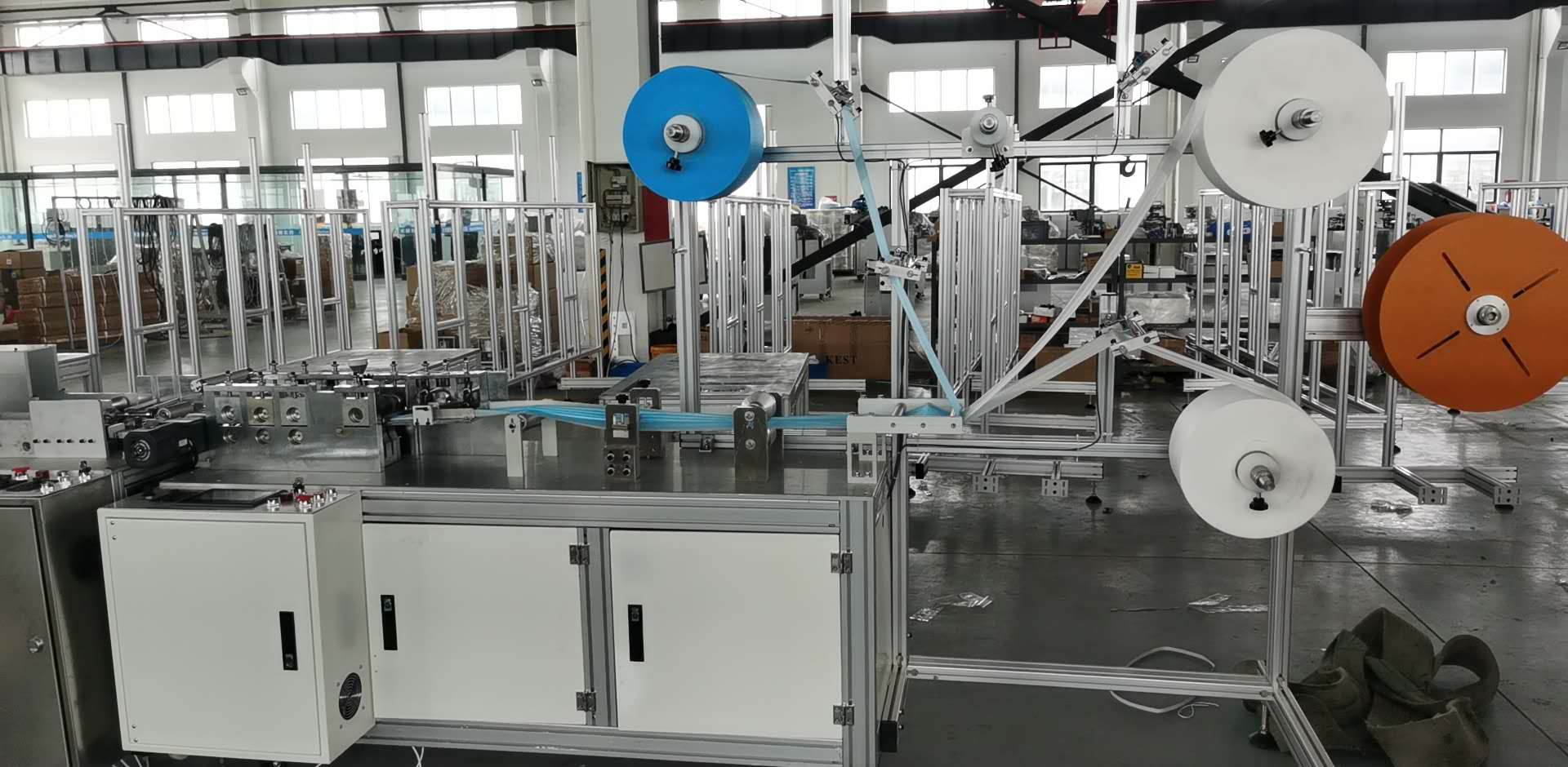 Маска servocontrol ультразвуковая Nonwoven делая машину