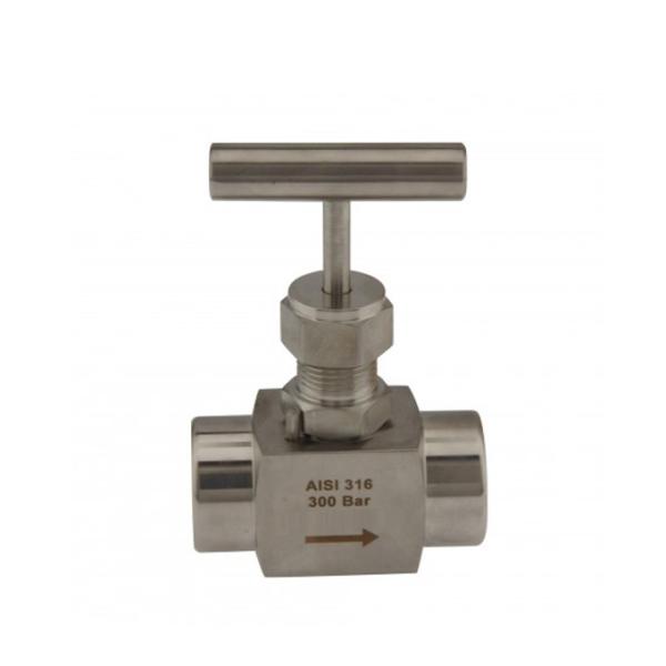 3000PSI Bonnet Needle Valve , SS316 Needle Valve 1/2 FNPT * 1/2 FNPT