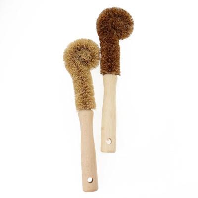 Le décapant en bois d'ustensile à lait de main écologique de bouteille balayent Kit Set 24*8cm
