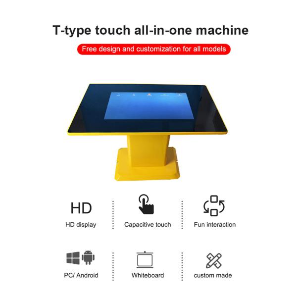 43 Inch Touch Screen Activity Table Modern Living Room Coffee Table Windows