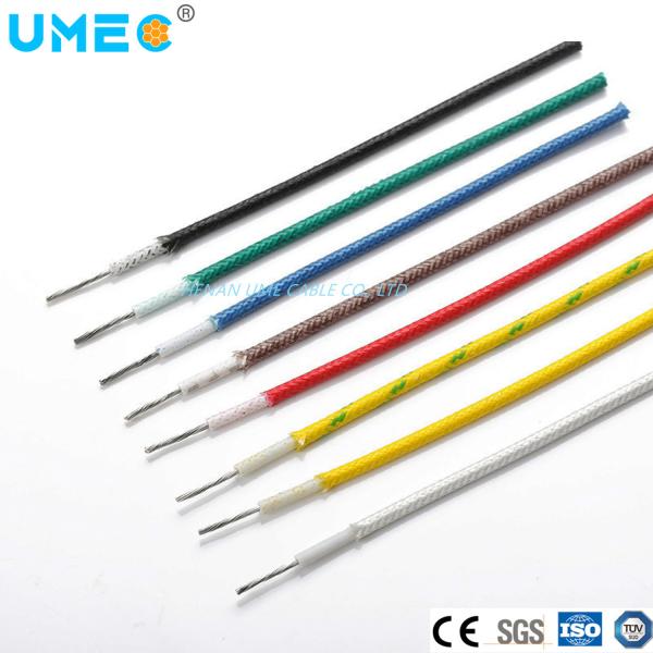 Painel de controlo elétrico Flex Tined Copper Silicone Sheath Fiberglass Braided Cable Wire