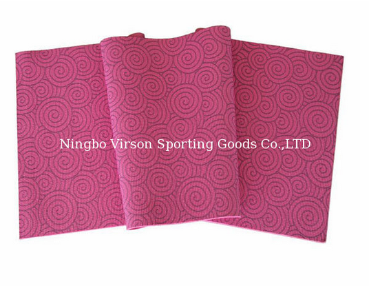 6mm pink pilates yoga mat