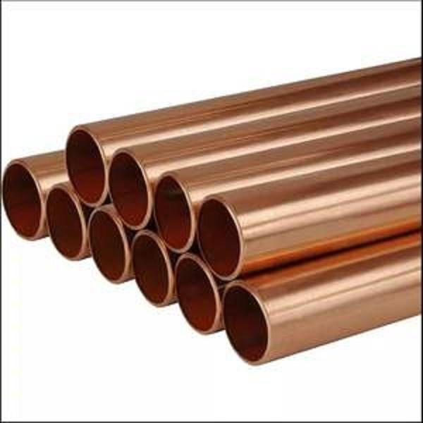 1.5 2 inch Thin Wall Copper Round Pipe Tube 99.99% PE For Oil Transportation System split ac