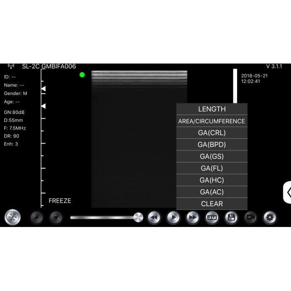 GH Medical Hospital Equipments G10LN 128E Linear Wireless Vascular Probe Ultrasound 10Mhz