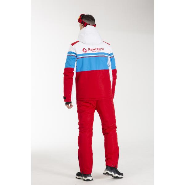Zip TPU Lamination Gents Skiing Outdoor Sportswear