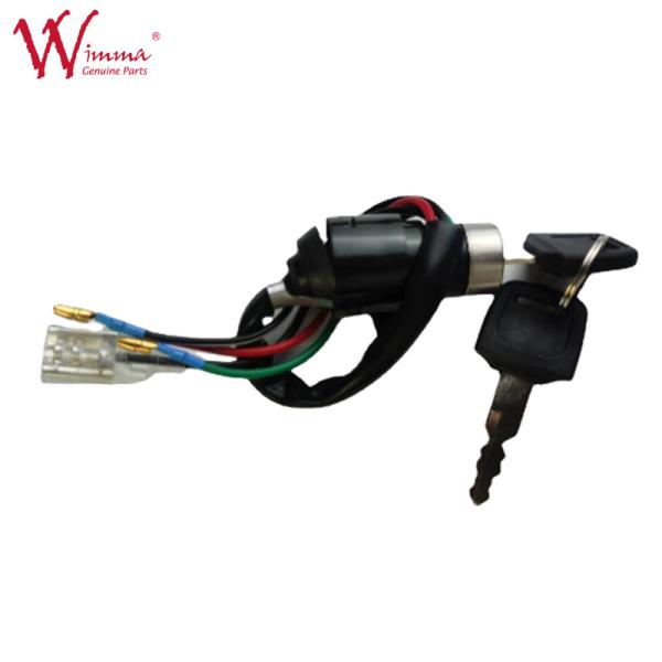 Conjunto de interruptor de ignição de motocicleta de boa qualidade para JH70 Push Button 4 fios com 2 teclas
