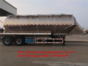Do transporte volume médio granulado plástico da densidade do reboque 33m3 semi