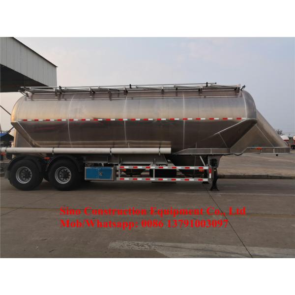 Пластиковая зернистая перехода большая часть плотности трейлера 33m3 Semi средня