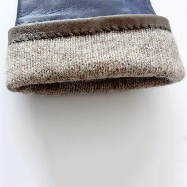 Customized Fashion Ladies Genuine Sheepskin Gloves Wool Lined Soft Feeling