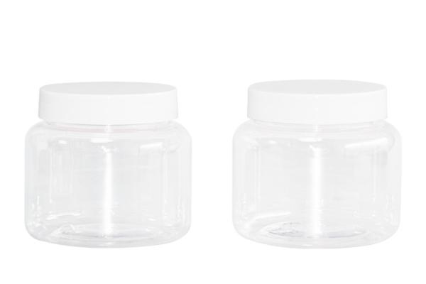Frasco de creme PET de 300ml de material reciclável para embalagens de cosméticos e loções para o corpo