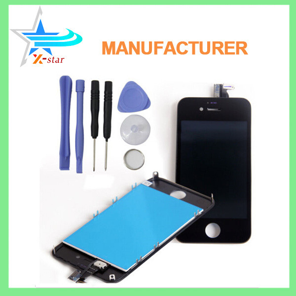 For iphone4 original lcd with digitizer assembly,lcd touch screen display for iphone4