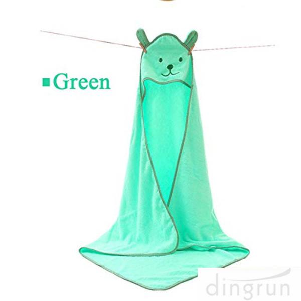 Soft Baby Hooded Towel Bear Ear , Personalized Hooded Bath Towels For Kids 