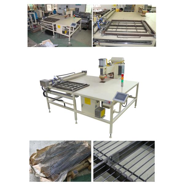 Свяжите проволокой сварочный аппарат для сваривая решетки коммуникационного провода холодильника/провода/полки провода кухни