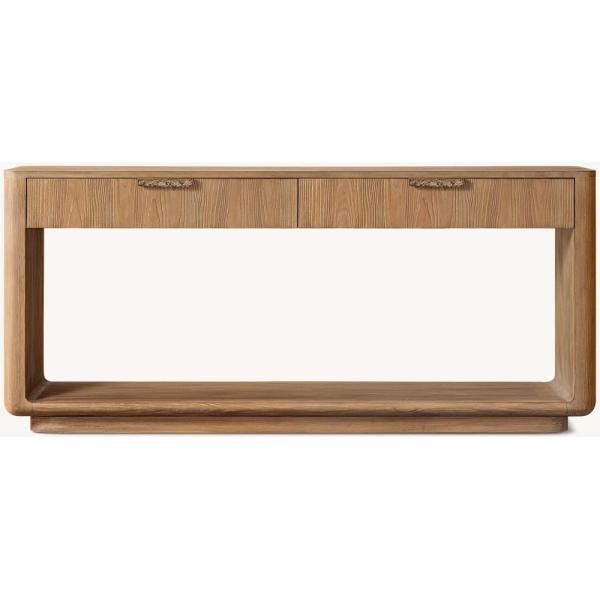 CT-006 Bedroom Modern Console Table Furniture With Roller Shutter Door Cabinet