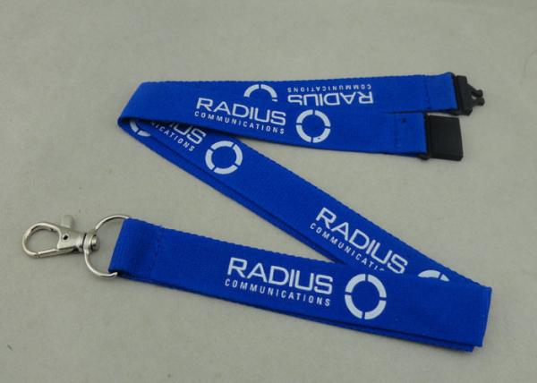 Name Badge Polyester Neck Customized Keychains With Multi Color Printing