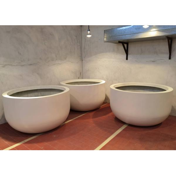 Керамические или стекловолоконные цветочные горшки для внутреннего и наружного украшения