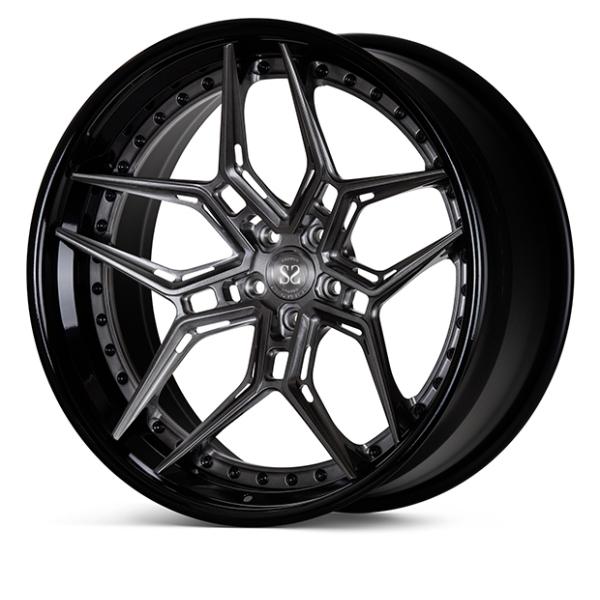 Автомобиль выкованный сплавом колеса 22 дюймов бочонка оправы 5x114.3 5x120 5x112 5x127 5x130