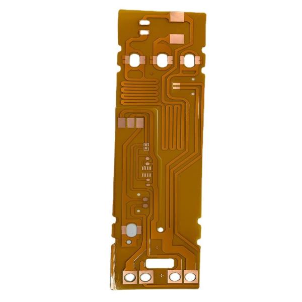 Efficient Flexible PCB Assembly With FR-4 Base Material Yellow Silkscreen Color