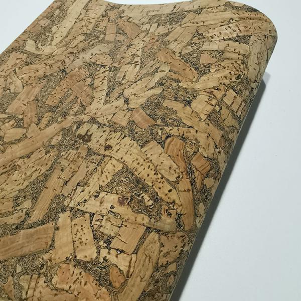 Eco-friendly coffee Natural carbonized Cork Fabric for bag wallet