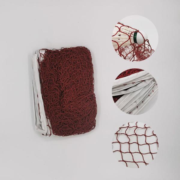 Steel Wire Foldable Portable Badminton Net Stand With Steel Polypropylene Fiber 6.1*0.76m