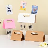 Kraft Paper Portable Cup Holder Custom Takeaway Cup Holder Coffee Thickened Cup Holder Custom Made Kraft Paper Cup Holder
