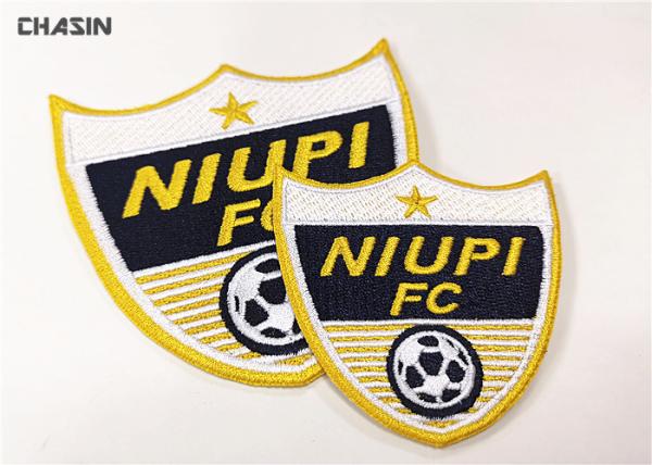 8.5cm Tall Sports Team Patches Overlock Border Heat - Cut Enviromental Friendly